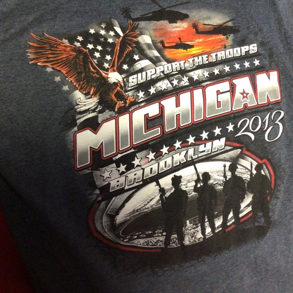 Vintage Support the Troops tshirt - Picture 4 of 4